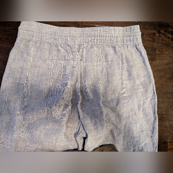 Athleta Cabo 100% Linen Joggers, Women's Size 2, Light Blue - Picture 7 of 10